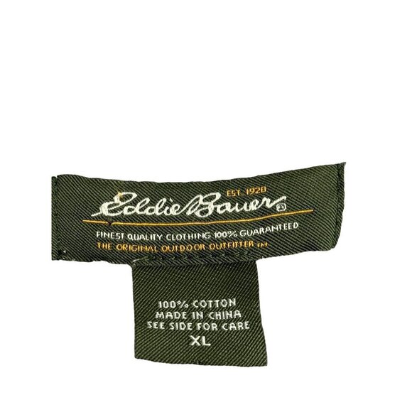 Eddie Bauer Pullover Sweater Women XL BlueHeather Hood KangarooPocket LongSleeve - Picture 7 of 9